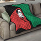Malcolm X Quilt Truth Is on the Side of the Oppressed Quote Civil Rights Tribute - African Pride