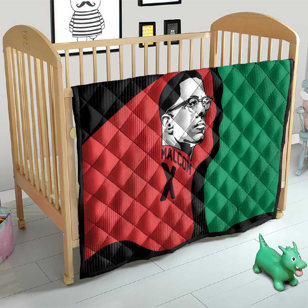 Malcolm X Quilt Truth Is on the Side of the Oppressed Quote Civil Rights Tribute - African Pride
