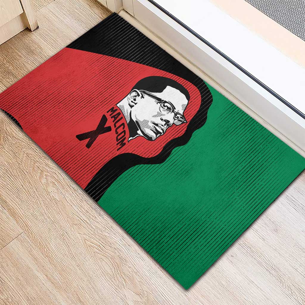 Malcolm X Rubber Doormat Truth Is on the Side of the Oppressed Quote Civil Rights Tribute - African Pride