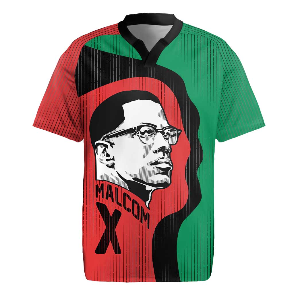 Malcolm X Rugby Jersey Truth Is on the Side of the Oppressed Quote Civil Rights Tribute TS04