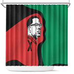 Malcolm X Shower Curtain Truth Is on the Side of the Oppressed Quote Civil Rights Tribute - African Pride