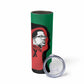 Malcolm X Skinny Tumbler Truth Is on the Side of the Oppressed Quote Civil Rights Tribute - African Pride