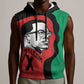 Malcolm X Sleeveless Hoodie Truth Is on the Side of the Oppressed Quote Civil Rights Tribute - African Pride