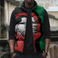 Malcolm X Sleeveless Puffer Jacket Truth Is on the Side of the Oppressed Quote Civil Rights Tribute - African Pride