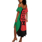 Malcolm X Summer Maxi Dress Truth Is on the Side of the Oppressed Quote Civil Rights Tribute TS04