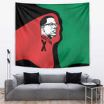 Malcolm X Tapestry Truth Is on the Side of the Oppressed Quote Civil Rights Tribute - African Pride