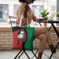 Malcolm X Tote Bag Truth Is on the Side of the Oppressed Quote Civil Rights Tribute - African Pride