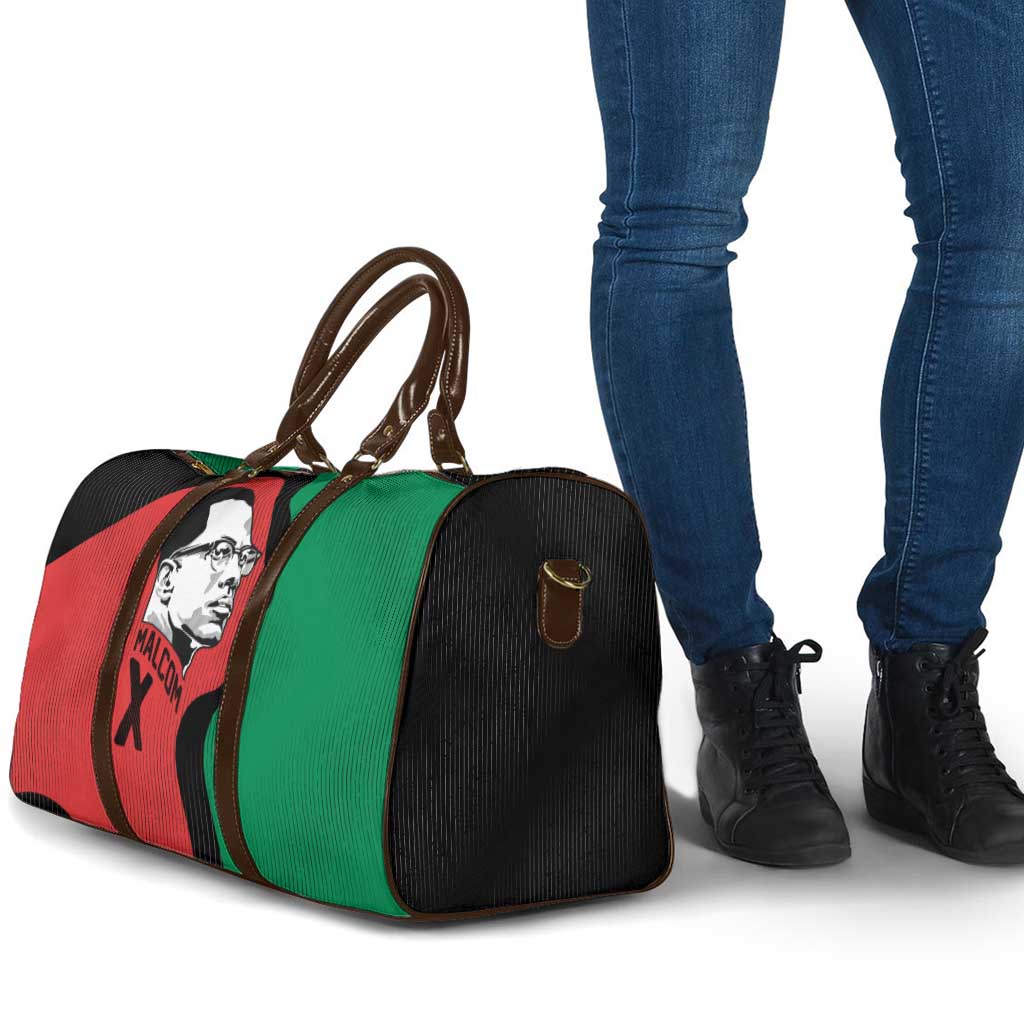 Malcolm X Travel Bag Truth Is on the Side of the Oppressed Quote Civil Rights Tribute - African Pride