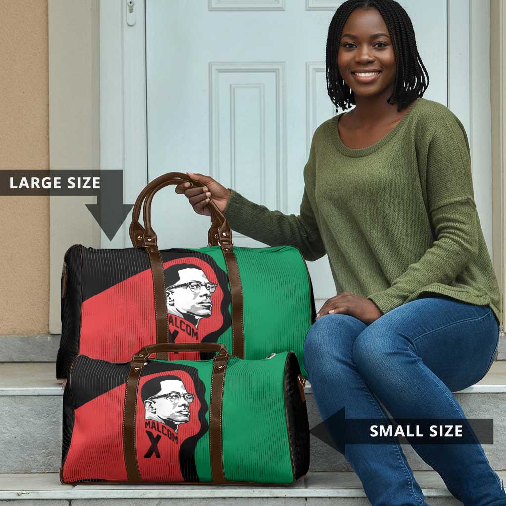 Malcolm X Travel Bag Truth Is on the Side of the Oppressed Quote Civil Rights Tribute - African Pride