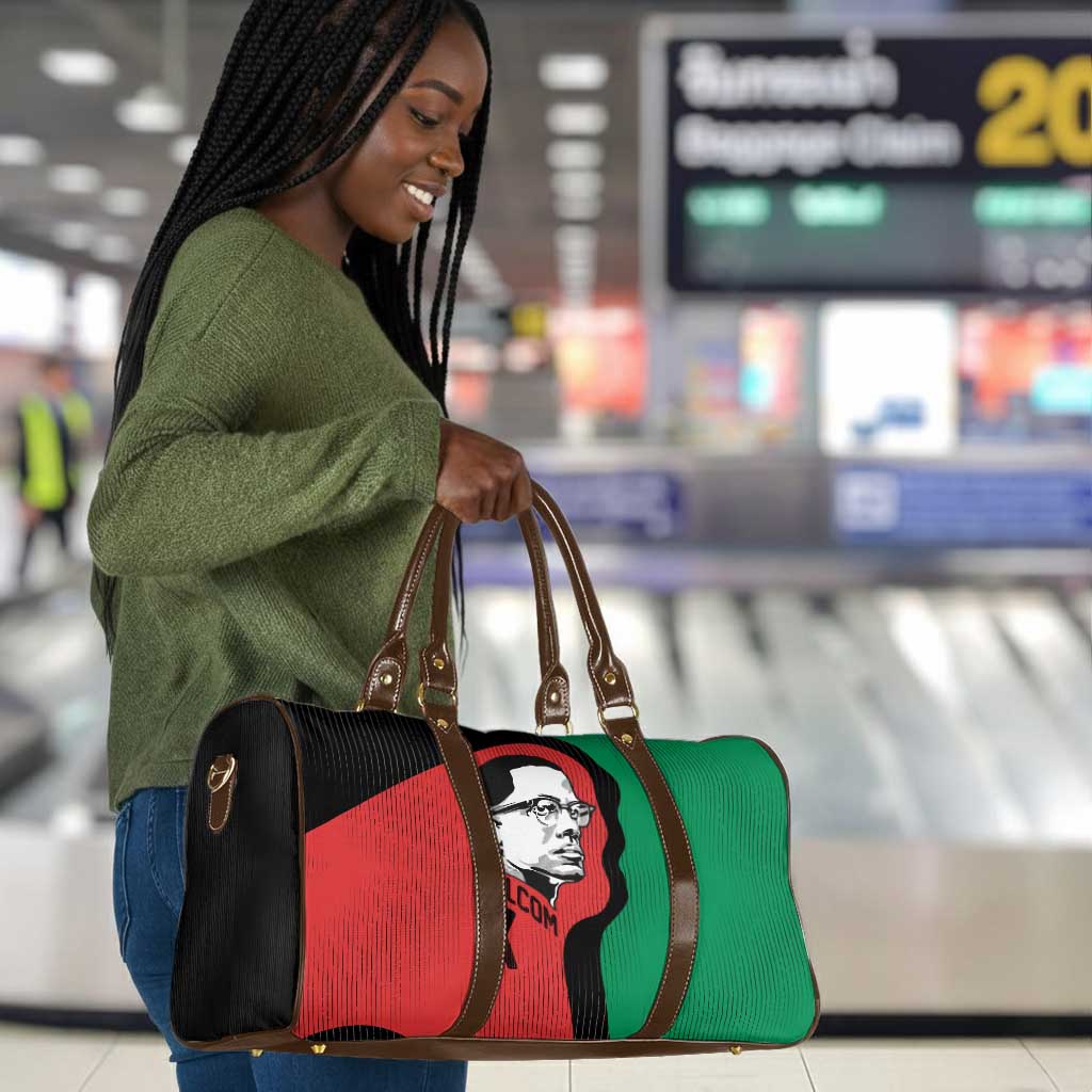 Malcolm X Travel Bag Truth Is on the Side of the Oppressed Quote Civil Rights Tribute - African Pride
