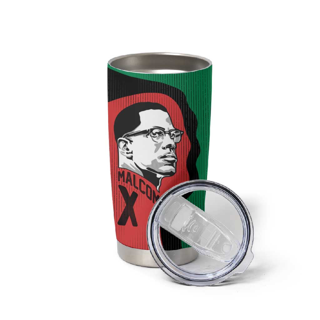 Malcolm X Tumbler Cup Truth Is on the Side of the Oppressed Quote Civil Rights Tribute - African Pride