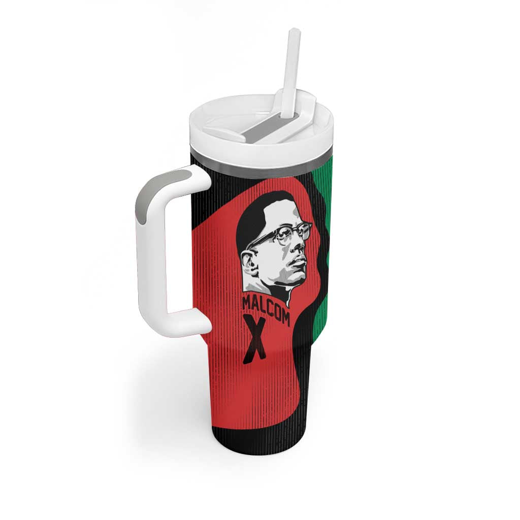 Malcolm X Tumbler With Handle Truth Is on the Side of the Oppressed Quote Civil Rights Tribute - African Pride