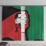 Malcolm X Window Curtain Truth Is on the Side of the Oppressed Quote Civil Rights Tribute - African Pride
