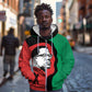 Malcolm X Zip Hoodie Truth Is on the Side of the Oppressed Quote Civil Rights Tribute - African Pride