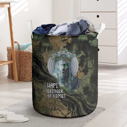 Hapi Egyptian Laundry Basket Bringer of Kemet Nature Spirit Flowing Water and Earth Harmony