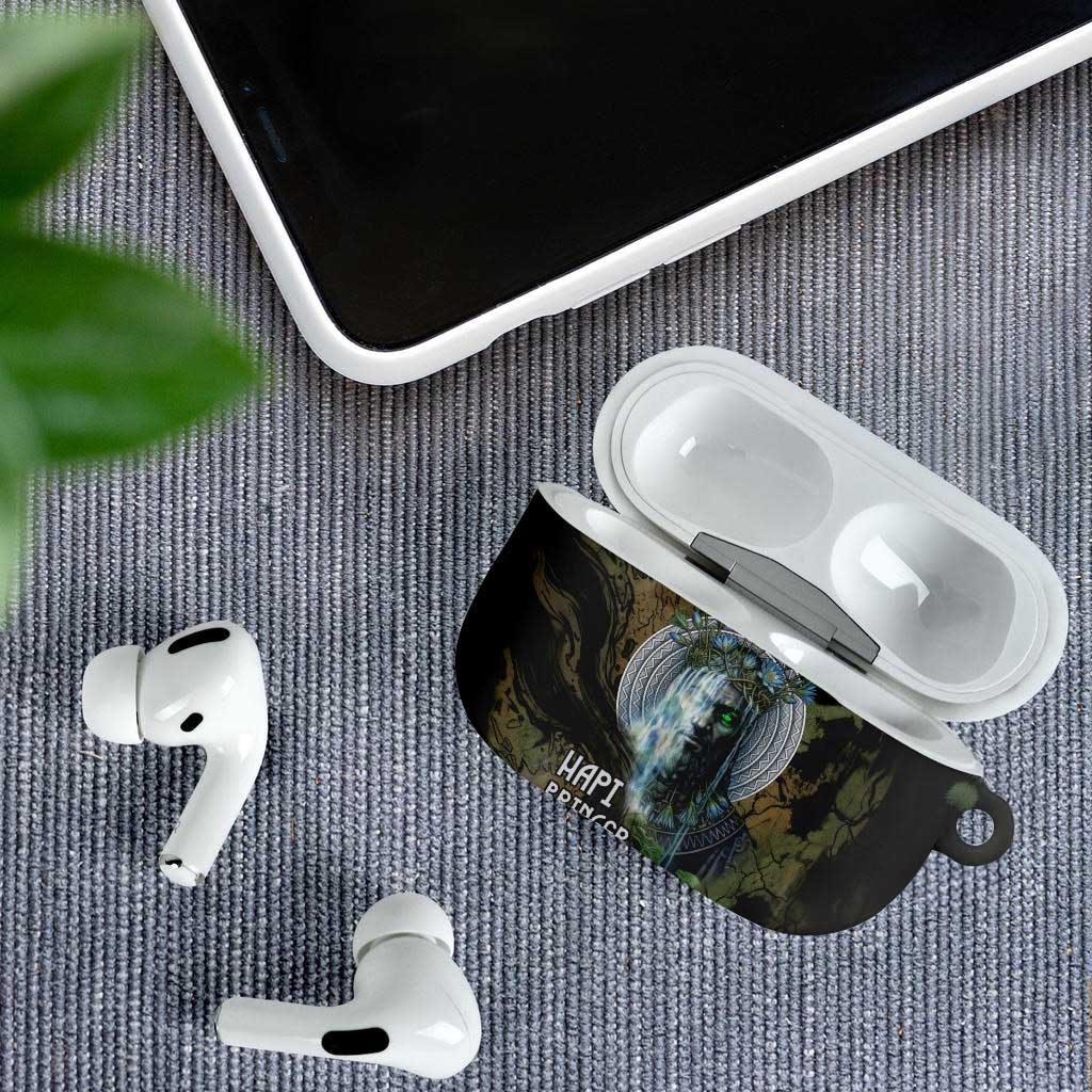 Hapi Egyptian AirPods Case Bringer of Kemet Nature Spirit Flowing Water and Earth Harmony