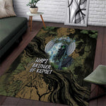 Hapi Egyptian Area Rug Bringer of Kemet Nature Spirit Flowing Water and Earth Harmony