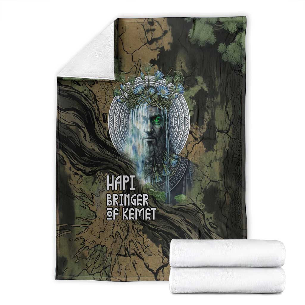 Hapi Egyptian Blanket Bringer of Kemet Nature Spirit Flowing Water and Earth Harmony