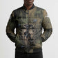 Hapi Egyptian Bomber Puffer Jacket Bringer of Kemet Nature Spirit Flowing Water and Earth Harmony