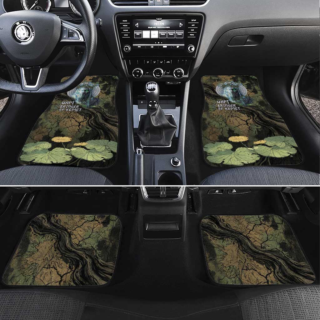Hapi Egyptian Car Mats Bringer of Kemet Nature Spirit Flowing Water and Earth Harmony