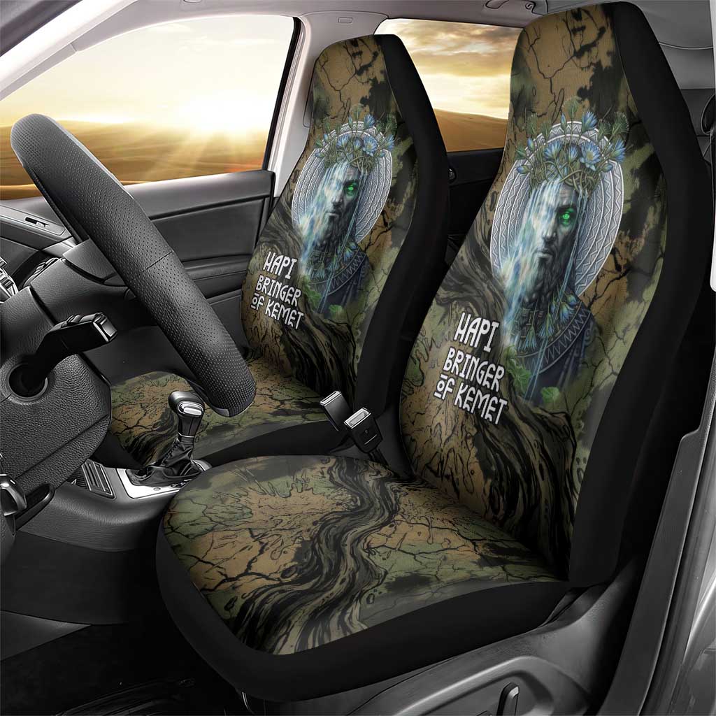Hapi Egyptian Car Seat Cover Bringer of Kemet Nature Spirit Flowing Water and Earth Harmony