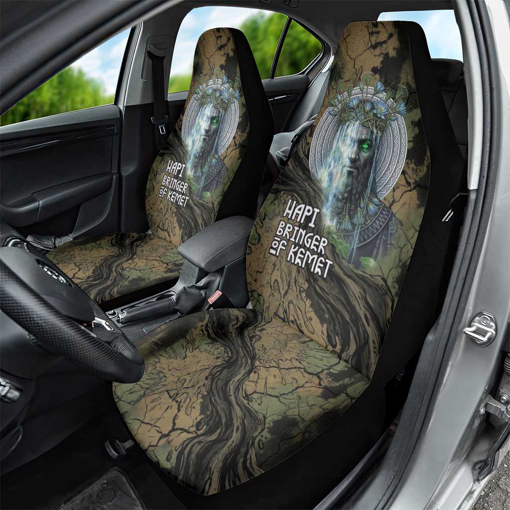 Hapi Egyptian Car Seat Cover Bringer of Kemet Nature Spirit Flowing Water and Earth Harmony