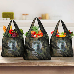 Hapi Egyptian Grocery Bag Bringer of Kemet Nature Spirit Flowing Water and Earth Harmony