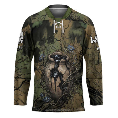 Hapi Egyptian Hockey Jersey Bringer of Kemet Nature Spirit Flowing Water and Earth Harmony