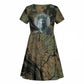 Hapi Egyptian Kid Short Sleeve Dress Bringer of Kemet Nature Spirit Flowing Water and Earth Harmony