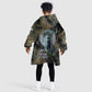 Hapi Egyptian Kid Wearable Blanket Hoodie Bringer of Kemet Nature Spirit Flowing Water and Earth Harmony