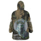 Hapi Egyptian Kid Wearable Blanket Hoodie Bringer of Kemet Nature Spirit Flowing Water and Earth Harmony