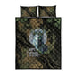 Hapi Egyptian Quilt Bed Set Bringer of Kemet Nature Spirit Flowing Water and Earth Harmony