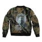 Hapi Egyptian Sleeve Zip Bomber Jacket Bringer of Kemet Nature Spirit Flowing Water and Earth Harmony