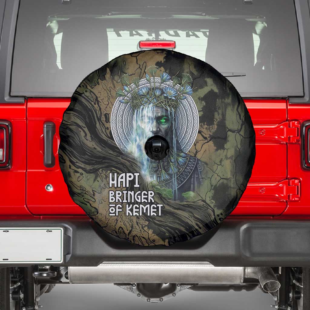 Hapi Egyptian Spare Tire Cover Bringer of Kemet Nature Spirit Flowing Water and Earth Harmony