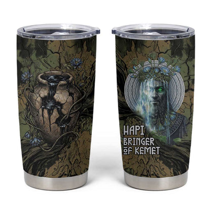 Hapi Egyptian Tumbler Cup Bringer of Kemet Nature Spirit Flowing Water and Earth Harmony