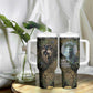 Hapi Egyptian Tumbler With Handle Bringer of Kemet Nature Spirit Flowing Water and Earth Harmony