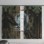 Hapi Egyptian Window Curtain Bringer of Kemet Nature Spirit Flowing Water and Earth Harmony