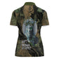 Hapi Egyptian Women Polo Shirt Bringer of Kemet Nature Spirit Flowing Water and Earth Harmony