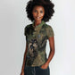 Hapi Egyptian Women Polo Shirt Bringer of Kemet Nature Spirit Flowing Water and Earth Harmony