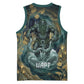 Egyptian Hapi Basketball Jersey God of the Nile Ankh Symbol Lotus Flowers and Sacred River Energy