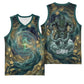 Egyptian Hapi Basketball Jersey God of the Nile Ankh Symbol Lotus Flowers and Sacred River Energy