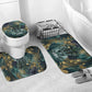 Egyptian Hapi Bathroom Set God of the Nile Ankh Symbol Lotus Flowers and Sacred River Energy
