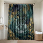 Egyptian Hapi Bathroom Set God of the Nile Ankh Symbol Lotus Flowers and Sacred River Energy
