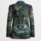 Egyptian Hapi Blazer God of the Nile Ankh Symbol Lotus Flowers and Sacred River Energy