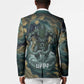 Egyptian Hapi Blazer God of the Nile Ankh Symbol Lotus Flowers and Sacred River Energy