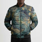 Egyptian Hapi Bomber Puffer Jacket God of the Nile Ankh Symbol Lotus Flowers and Sacred River Energy