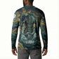 Egyptian Hapi Button Sweatshirt God of the Nile Ankh Symbol Lotus Flowers and Sacred River Energy