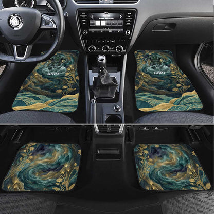 Egyptian Hapi Car Mats God of the Nile Ankh Symbol Lotus Flowers and Sacred River Energy