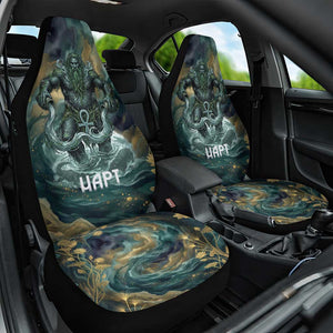 Egyptian Hapi Car Seat Cover God of the Nile Ankh Symbol Lotus Flowers and Sacred River Energy