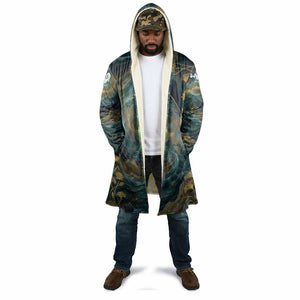 Egyptian Hapi Cloak God of the Nile Ankh Symbol Lotus Flowers and Sacred River Energy